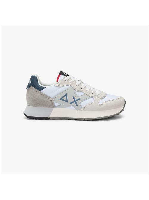 Sneaker Jaki 2.0 Solid in nylon e suede bianco SUN 68 | BZ36115/01